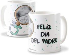  Taza Personalizada diseño con foto dia padre Chupete