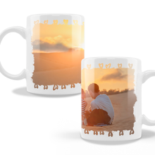  Taza Personalizada diseño Corazones