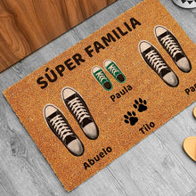  Felpudo Personalizado Família 3 + Mascota