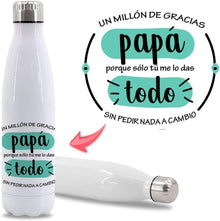  Botella Personalizada con Diseño Dia Padre